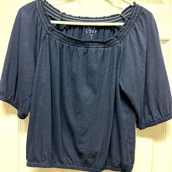 Loft navy top Medium - Picture 1 of 5